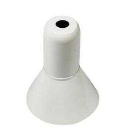 4-3/4 x 1/2 in. IPS Aluminum Escutcheon in White