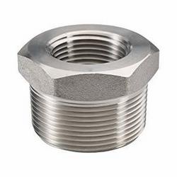3/4 x 1/4 in. Threaded 3000# Domestic Stainless Steel Reducing Bushing