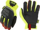 XL Size Cut Resistant Gloves in Hi-Viz Yellow, Black and Red