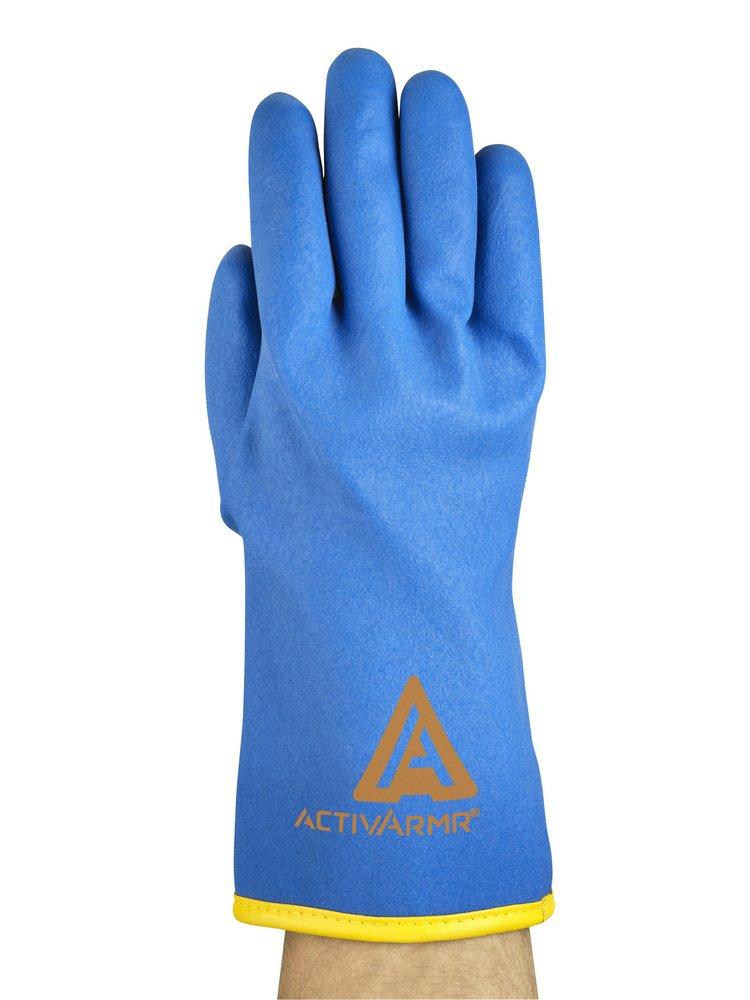 Ansell Occupational Healthcare Blue Size 9 PVC Coated Gloves in Blue 