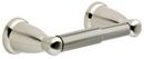 Liberty Hardware Satin Nickel Horizontal and Wall Toilet Tissue Holder 
