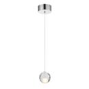 3-3/4 in. 6.5W 1-Light Integrated LED Pendant in Polished Chrome