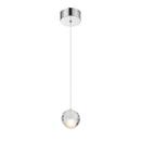 Miseno Polished Chrome 3-3/4 in. 6.5W 1-Light Integrated LED Pendant 