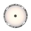 Miseno Smoked Iron 30W 1-Light Integrated LED Semi-Flush Mount Ceiling Fixture 