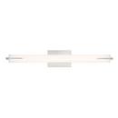 29W 1-Light Integrated LED Vanity Fixture in Brushed Nickel