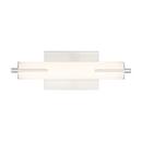Miseno Brushed Nickel 1-Light Integrated LED Vanity Fixture in Brushed Nickel 