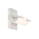 Miseno Brushed Nickel 1-Light Integrated LED Vanity Fixture in Brushed Nickel 