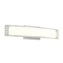 Miseno Brushed Nickel 1-Light Integrated LED Vanity Fixture in Brushed Nickel 