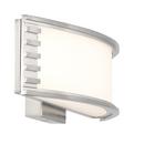 Miseno Brushed Nickel 1-Light Integrated LED Vanity Fixture in Brushed Nickel 