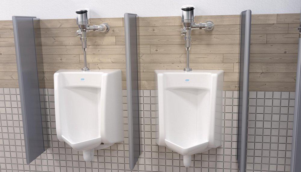 Zurn Polished Chrome 0.5 gpf Diaphragm Sensor Urinal Flush Valve 