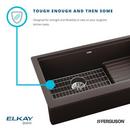 Elkay Ricotta 35-7/8 x 20-5/8 in. Composite 1 Bowl Undermount Kitchen Sink 