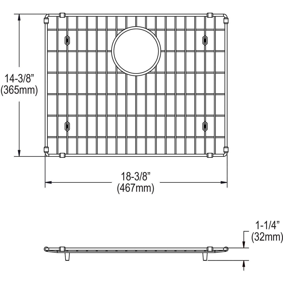 Elkay Stainless Steel Stainless Steel Grid 