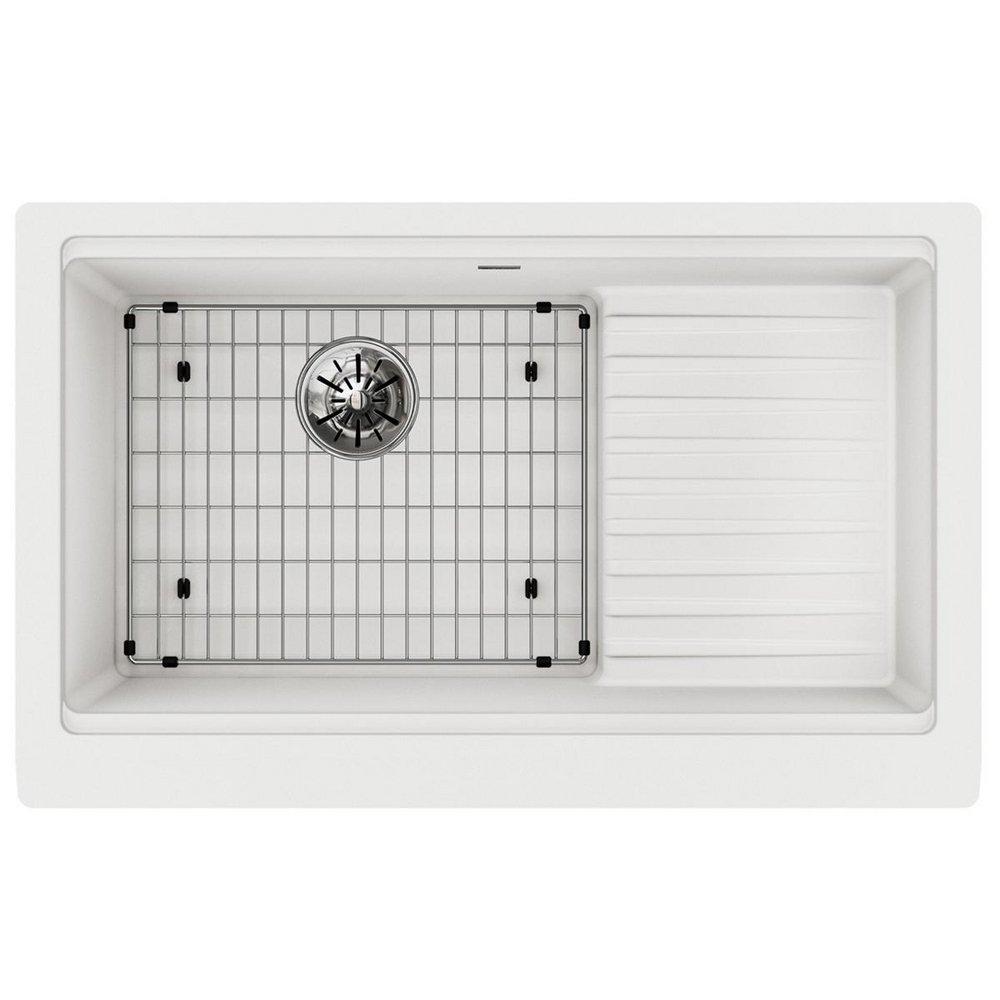 Elkay Ricotta 35-7/8 x 22-1/2 in. Composite Single Bowl Farmhouse Kitchen Sink 