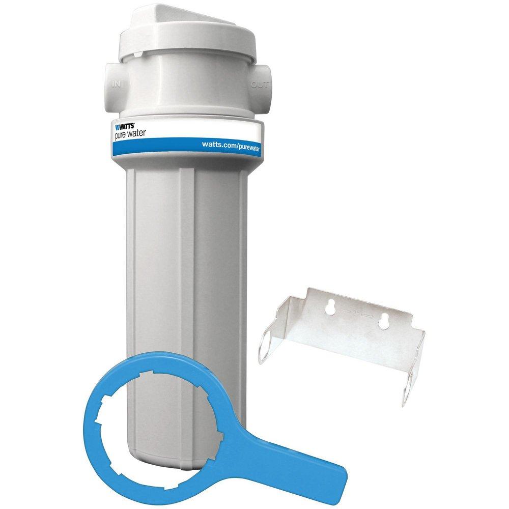 Watts White Polypropylene Filter Housing Kit with Valve in Head Pressure Relief in White 