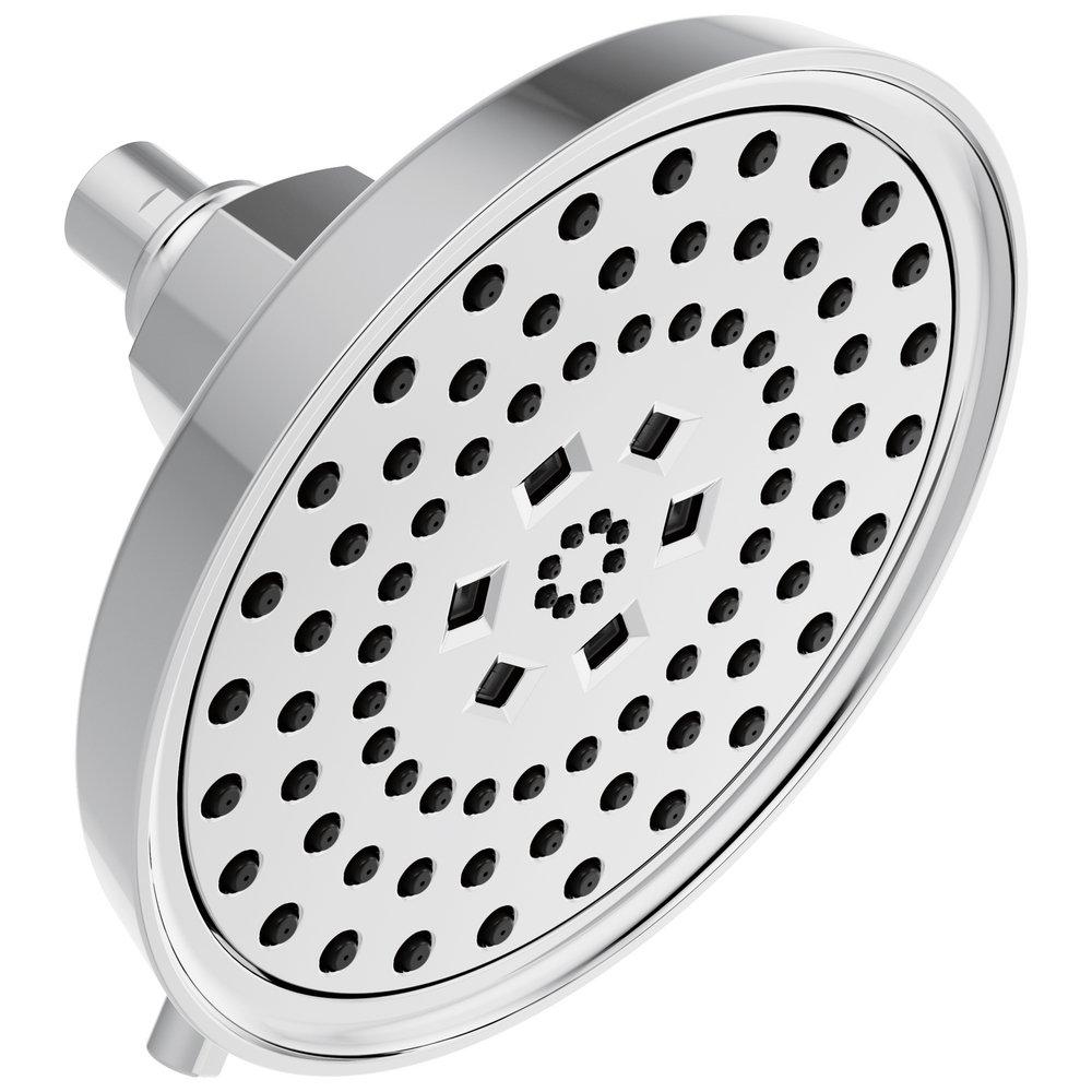 Brizo Chrome Multi Function H2Okinetic Technology&reg; Full Body, Full Body, Massaging Spray and Pause Showerhead 