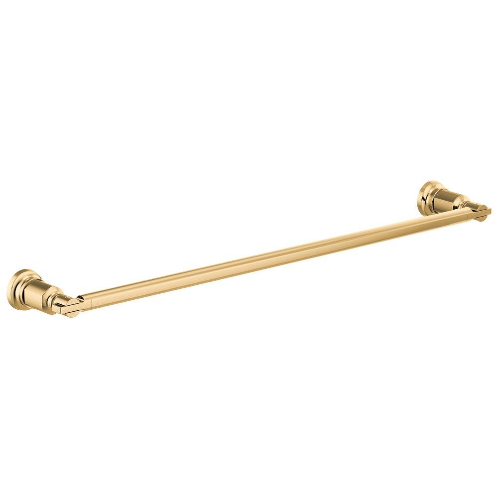 24 in. Towel Bar in Polished Gold 