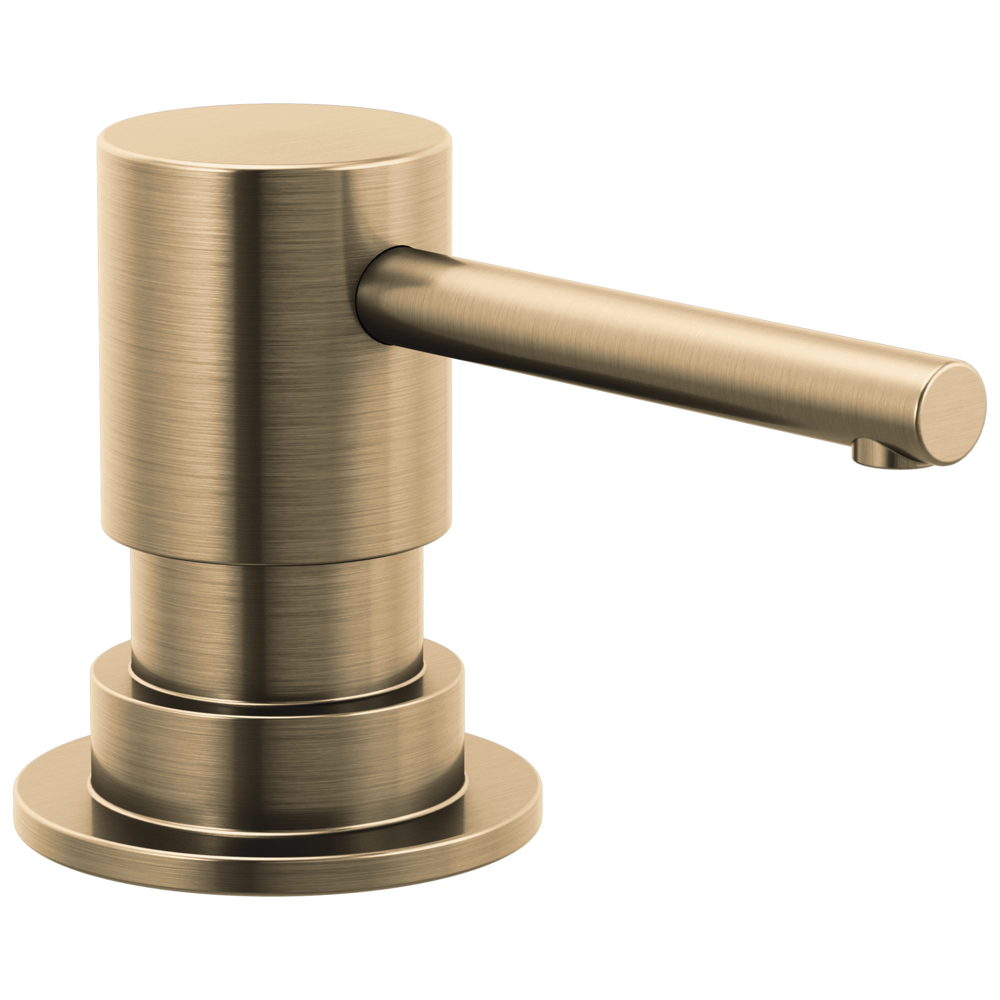 Delta Faucet Brilliance Champagne Bronze 2-5/8 in. 13 oz. Kitchen Soap Dispenser 