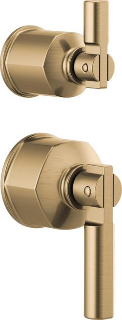 4-1/16 in. Zinc Handle Kit in Luxe Gold