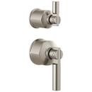 Brizo Luxe Nickel 2-1/4 in. Zinc Handle Kit 