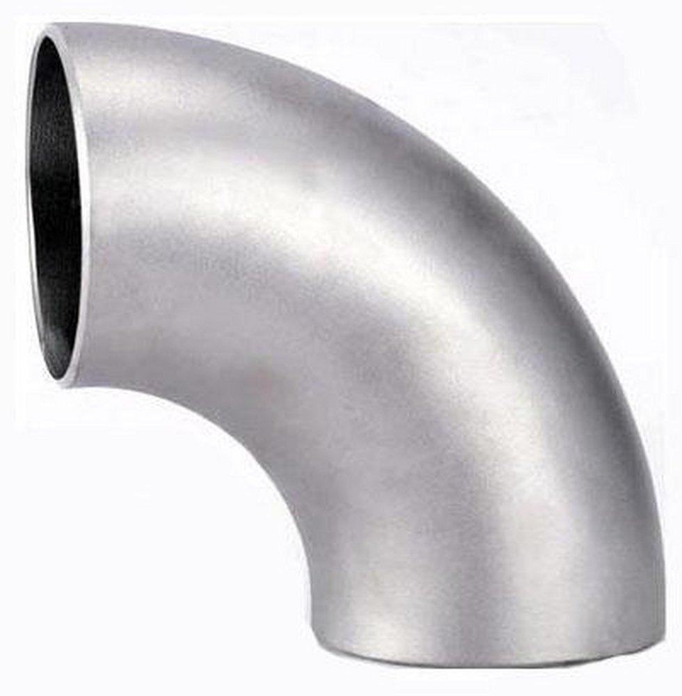 3 in. Threaded Schedule 40 316L Stainless Steel Long Radius 90 Degree Elbow 