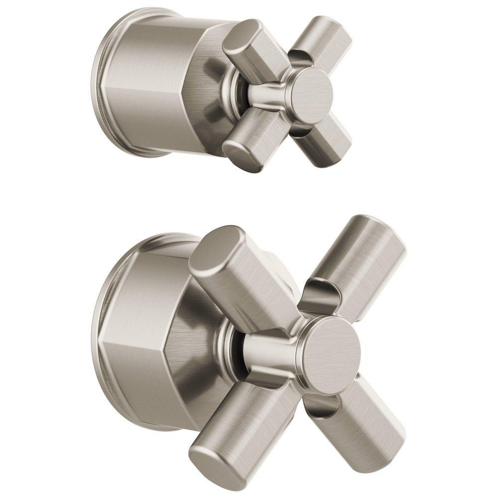 Brizo Luxe Nickel 3-1/2 in. Zinc Handle Kit 