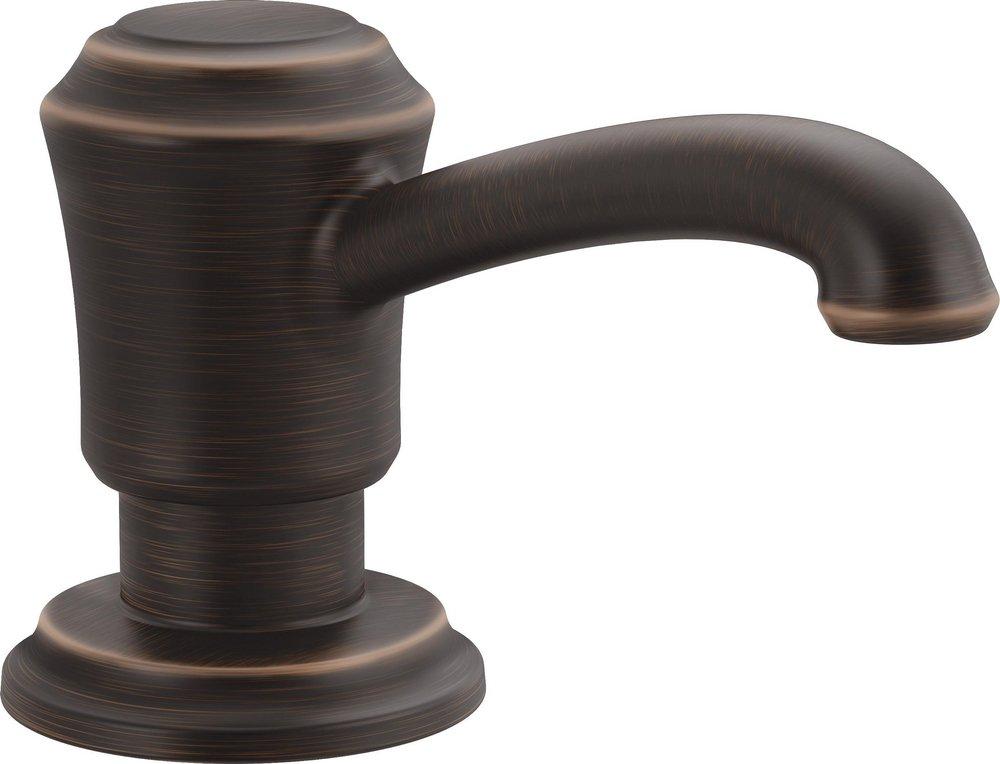 Delta Faucet Venetian Bronze 13 oz. Deck Mount Metal Soap & Lotion Dispenser 
