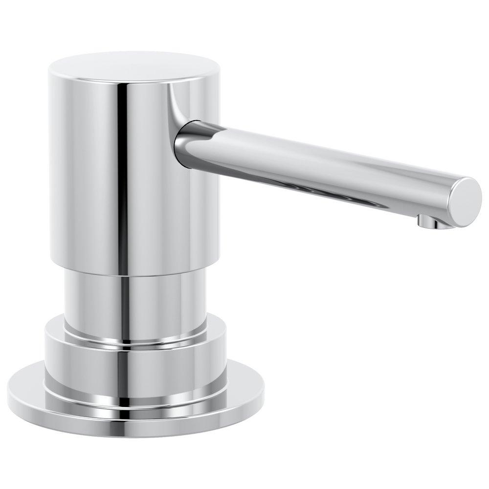 Delta Faucet Polished Chrome 2-5/8 in. 13 oz. Kitchen Soap Dispenser 