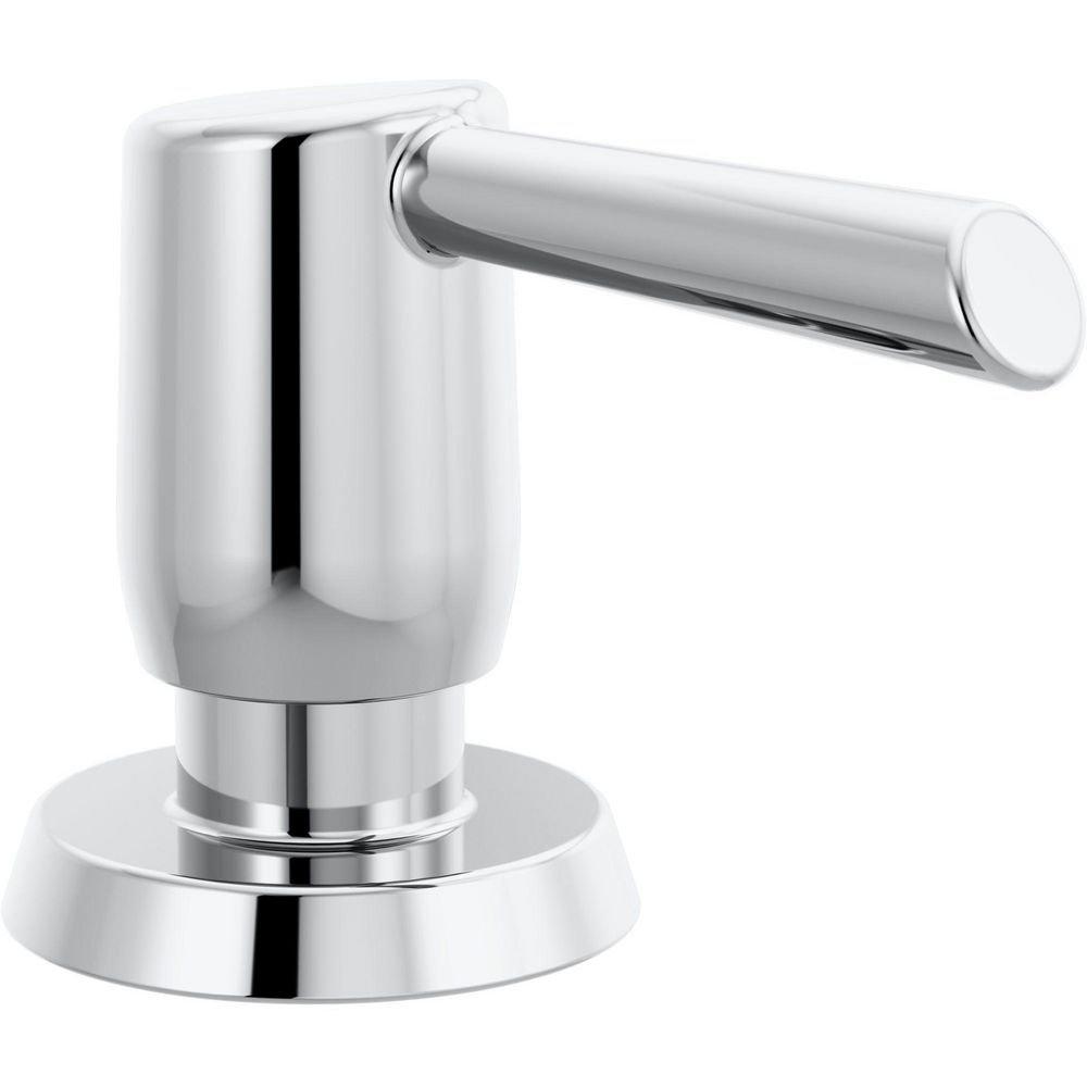 Delta Faucet Chrome 3 in. 13 oz. Kitchen Soap Dispenser 