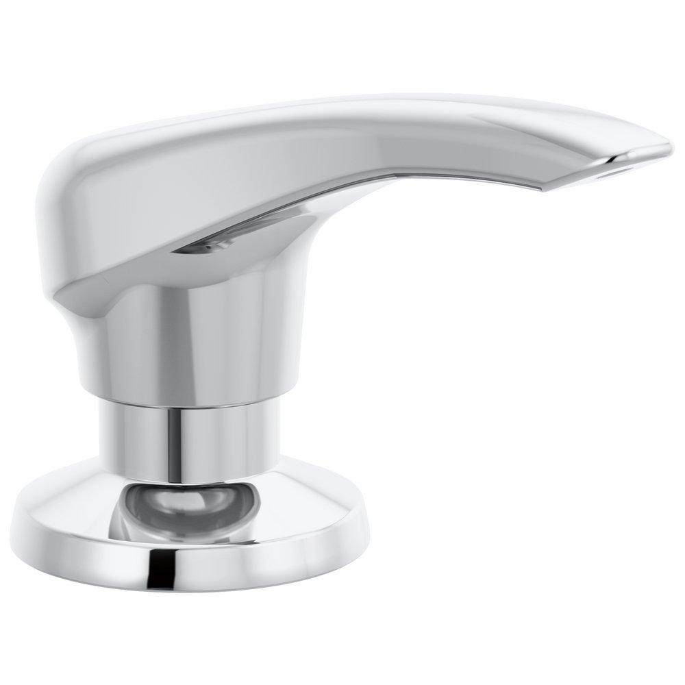 Delta Faucet Chrome 2-7/8 in. 13 oz. Kitchen Soap Dispenser 