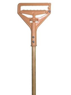 60 in. x 1-1/8 in. Quick Change Wet Mop Handle with Wood Handle (Pack of 2)