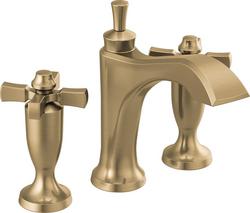 Two Handle Widespread Bathroom Sink Faucet in Brilliance&reg; Champagne Bronze