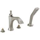 Roman Tub Faucet with Handshower in Stainless (Handles Sold Separately) (Trim Only)