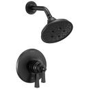 Two Handle Multi Function Shower Faucet in Matte Black (Trim Only)