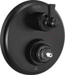 Delta Faucet Matte Black Pressure Balancing Valve Trim (Handle Sold Separately) 