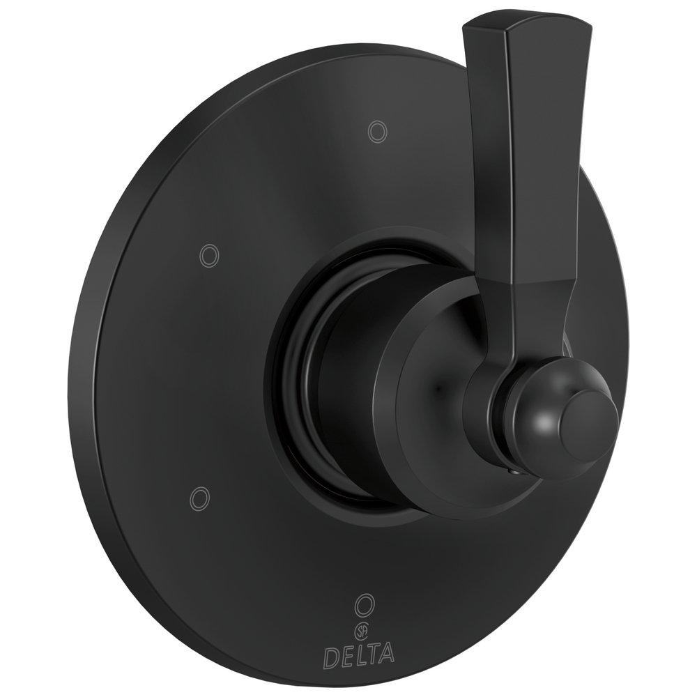 Delta Faucet Matte Black Transfer Valve Trim 