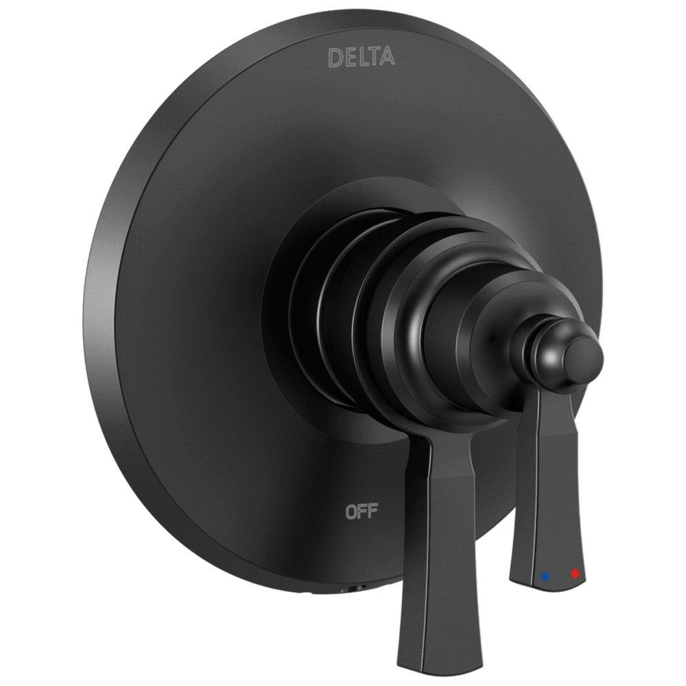 Delta Faucet Matte Black Zinc Valve Only Trim 