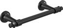 Delta Faucet Matte Black 8 in. Towel Bar 
