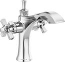 Delta Faucet Chrome Two Handle Monoblock Bathroom Sink Faucet 