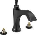 Delta Faucet Matte Black Two Handle Roman Tub Faucet Trim Only 