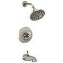 Delta Faucet Brilliance&reg; Stainless Multi Function Bathtub & Shower Faucet (Trim Only) 