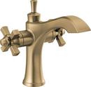 Single Handle Monoblock Bathroom Sink Faucet in Brilliance® Champagne Bronze