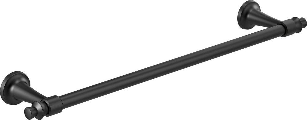 Delta Faucet Matte Black 18 in. Towel Bar 