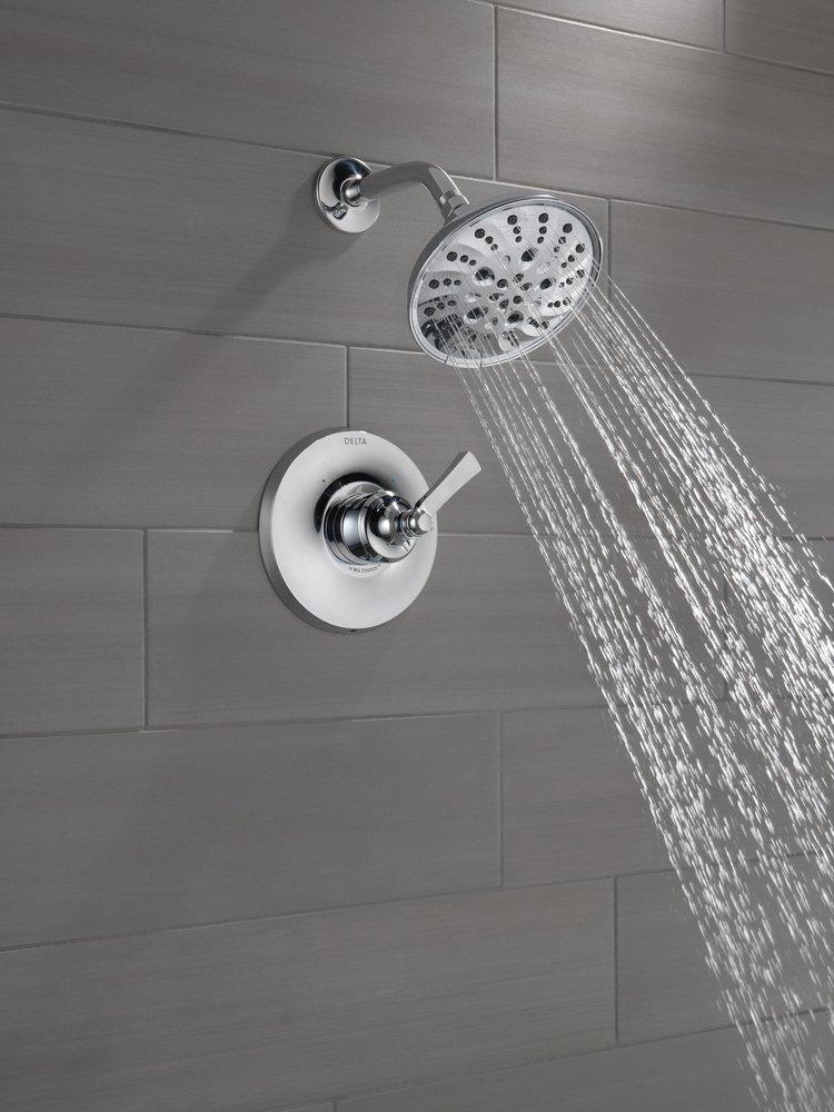 Delta Faucet Matte Black Multi Function Shower Faucet (Trim Only) 