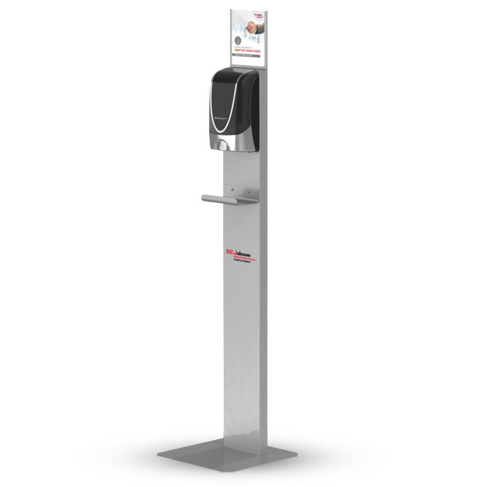 SC Johnson Professional&reg; Silver Touch-Free Dispenser Stand 