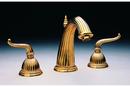 Phylrich&reg; Polished Brass 3-Hole Bathroom Faucet with Double Lever Handle 
