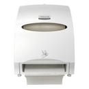 Wall Mount Battery and Electric Plastic Towel Dispenser in White