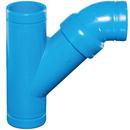 Orion Fittings Blue No Hub Polypropylene 1/8 Bend Long Turn Wye 