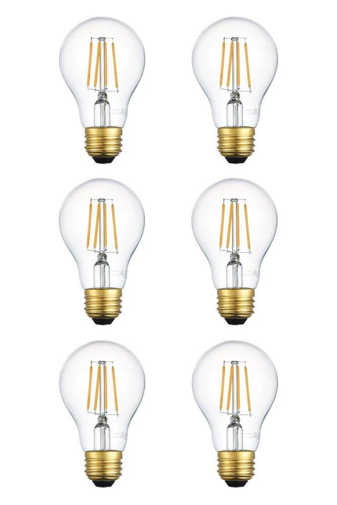 Elegant Lighting Clear Dimmable LED Bulb Medium E-26 (Pack of 6) 