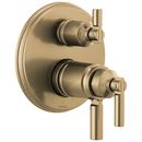 Brizo Luxe Gold Three Handle Bathtub & Shower Faucet (Trim Only) 