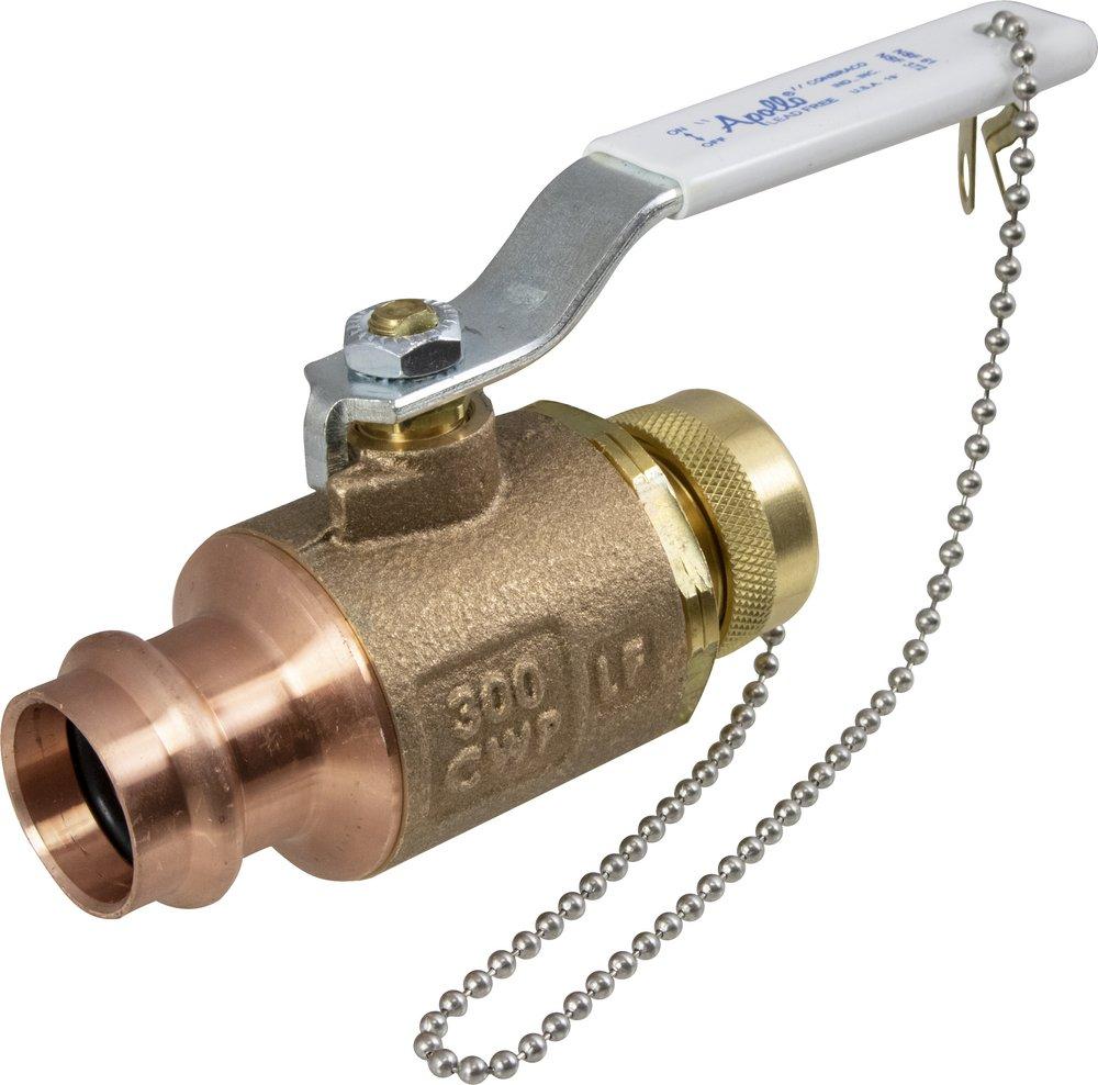 Apollo Valves Bronze Full Port Press x GHT Ball Valve 